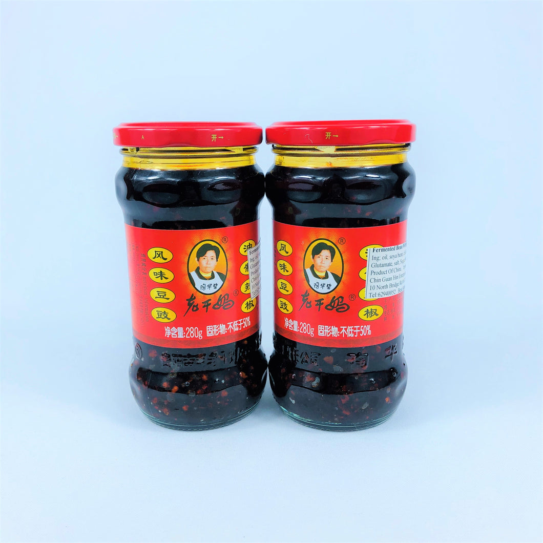 LaoGanMa Fermented Bean with Oily Chilli, 280g