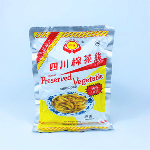 Bright Pearl Sichuan Shredded Preserved Vegetables (Hot Flavour), 400g