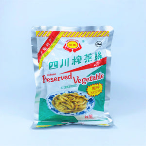 Bright Pearl Sichuan Shredded Preserved Vegetables (Natural Flavour), 400g